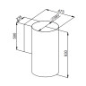 Вытяжка Maunfeld Lee Wall sensor 39 (нерж. сталь)