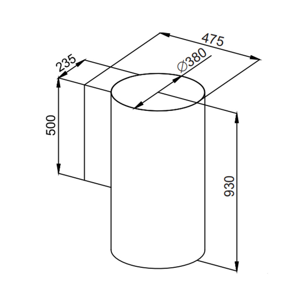 Вытяжка Maunfeld Lee Wall sensor 39 (нерж. сталь)