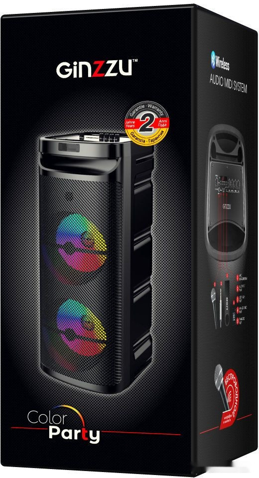 Колонка для вечеринок Ginzzu GM-240