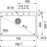 Кухонная мойка Franke Centro CNG 610-73 114.0628.434 (миндаль)