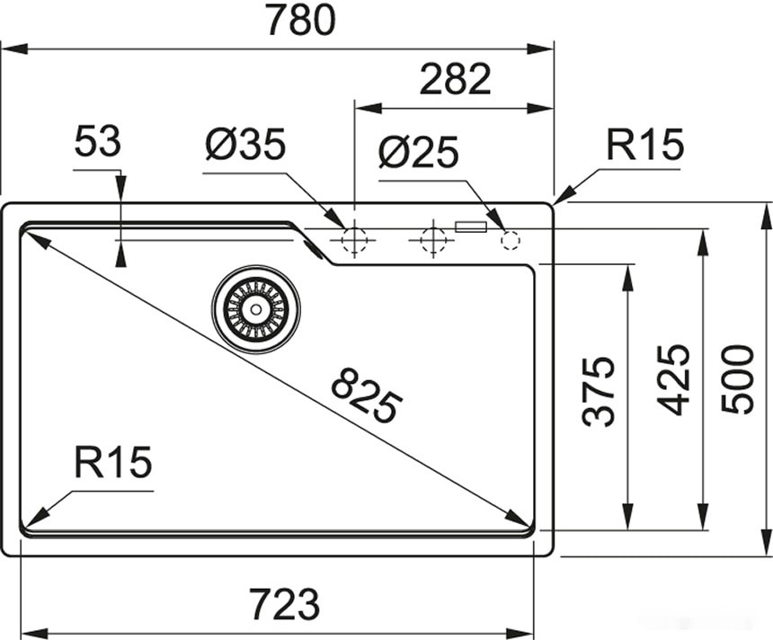 Кухонная мойка Franke Urban UBG 610-78 (графит)