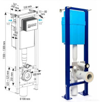 Система инсталляции SIAMP Bcu Ingenio с панелью Sphere (белый/клавиши матовый хром)