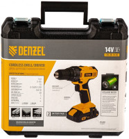 Дрель-шуруповерт Denzel CDL-IB-14-02 (с 2-мя АКБ, кейс)