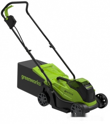 Газонокосилка Greenworks GD24LM33K2 2516107UA (с 1-м АКБ)