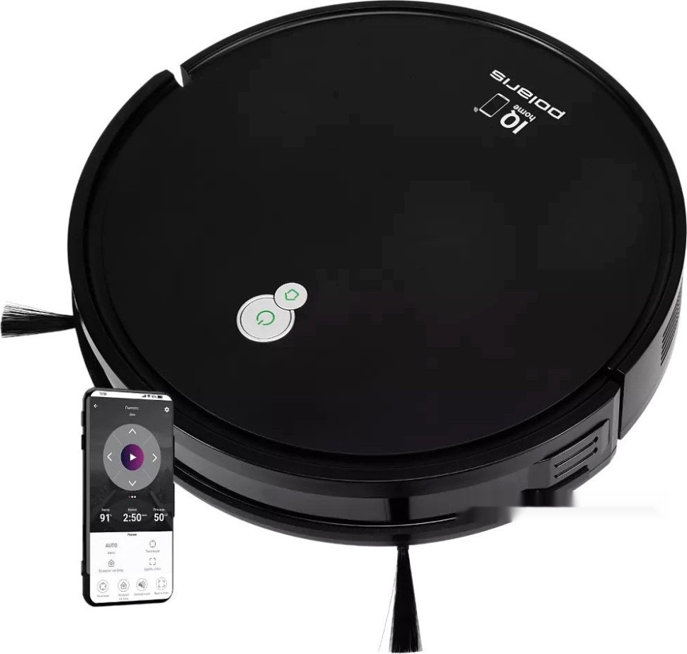 Робот-пылесос Polaris PVCR G2 0926W Wi-Fi IQ Home (черный)