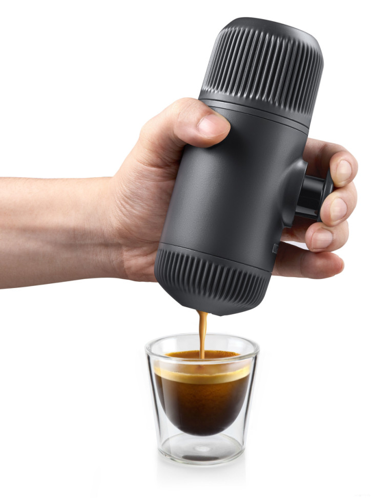 Ручная кофеварка Wacaco Nanopresso Grey + NS Adapter