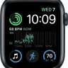 Умные часы Apple Watch SE 2 40 мм (алюминиевый корпус, полуночный/полуночный, спортивный силиконовый ремешок)