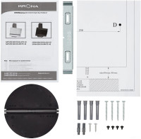 Вытяжка Krona Uran 600 DN Black 4S (черный)