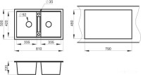 Кухонная мойка Granula GR-8101 (графит)