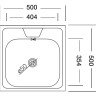 Кухонная мойка Kromevye EC 207 D