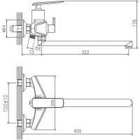 Смеситель Haiba HB22548-7