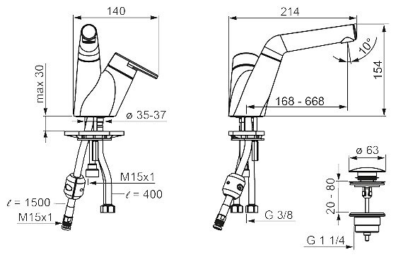 Смеситель Oras Signa 2203F