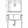 Кухонная мойка Polygran Argo-560 (серый 14)