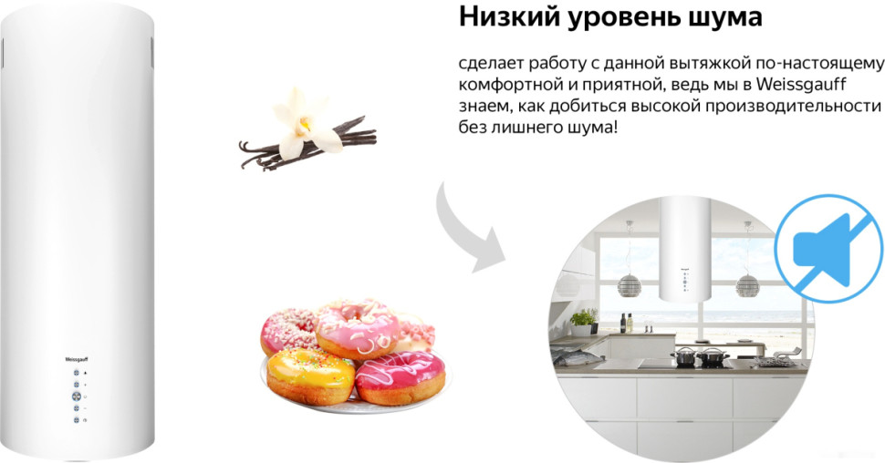 Вытяжка Weissgauff Gracia WH
