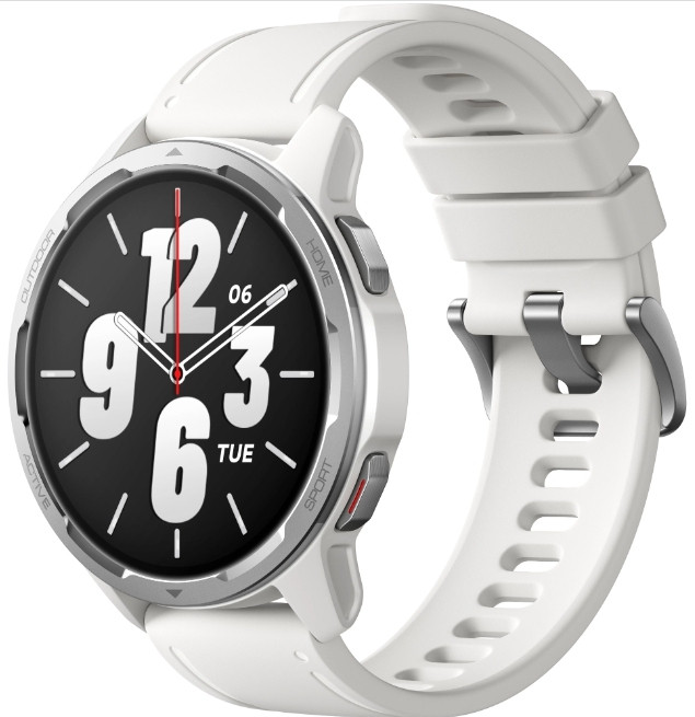 Умные часы Xiaomi Watch S1 Active (серебристый/белый, международная версия)