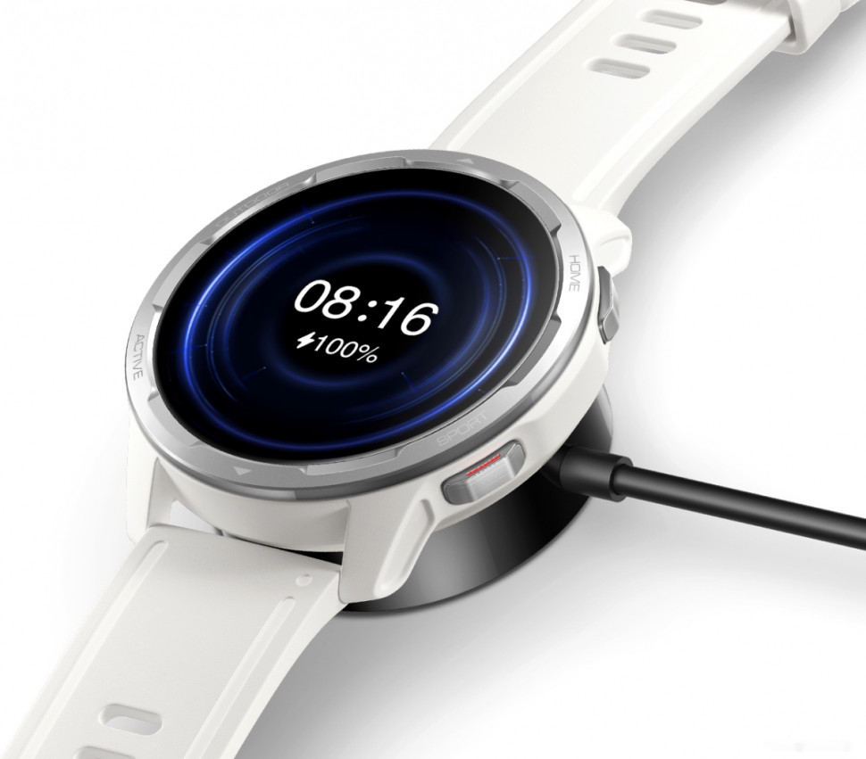 Умные часы Xiaomi Watch S1 Active (серебристый/белый, международная версия)