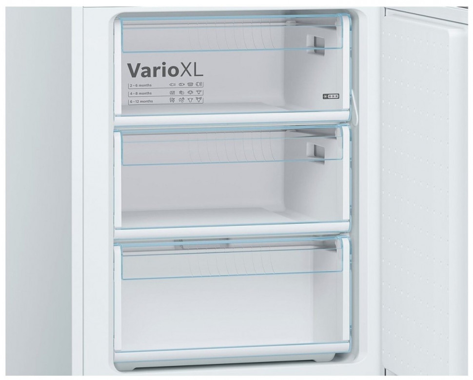 Холодильник с нижней морозильной камерой Bosch KGV39XW22R