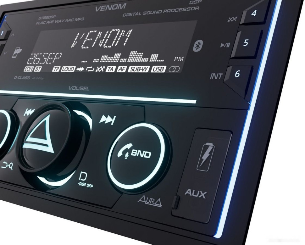 Автомагнитола Aura Venom-D762DSP