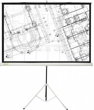 Проекционный экран Cactus Triscreen CS-PST-127X127 1:1 (White)