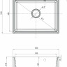 Кухонная мойка Deante Andante ZQN G103 (графитовый металлик)