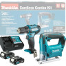 Дрель-шуруповерт Makita CLX237 (с 2-мя АКБ +лобзик)