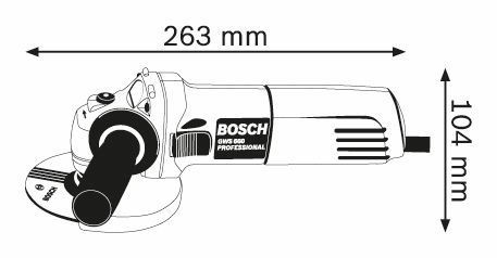 Угловая шлифмашина Bosch GWS 660