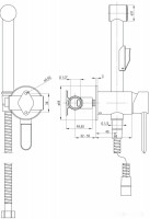 Смеситель Deante Jasmin Nero BGJ N34M