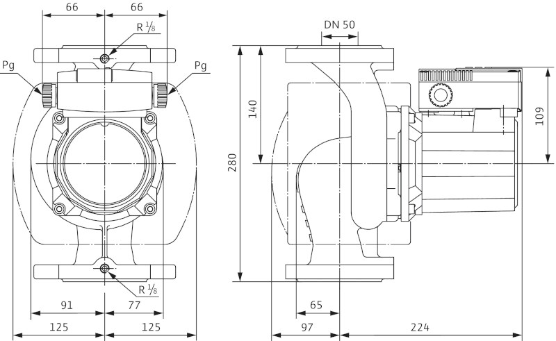 Wilo TOP-S 50/7 (3~400/230 V, PN 6/10)