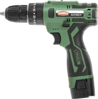 Ударная дрель-шуруповерт Hammer ACD16CH (с 2-мя АКБ, кейс)