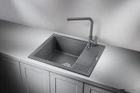 Кухонная мойка Granula GR-6002 (графит)