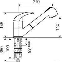 Смеситель Zorg Fondo (песчаный берег)