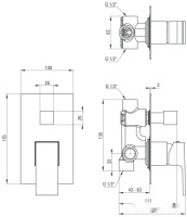 Смеситель Deante Anemon Bis BBZ N44P