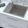 Кухонная мойка GranFest GF-V-680L (иней)