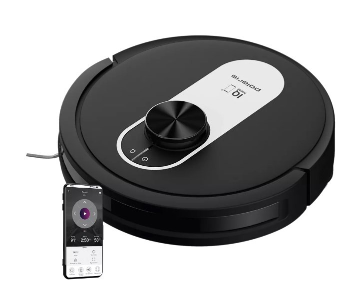 Робот-пылесос Polaris PVCR 4250 WIFI IQ Home черный