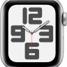 Умные часы Apple Watch SE 2 40 мм (алюминиевый корпус, серебристый/грозовой синий, нейлоновый ремешок)