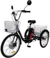 Электровелосипед AVM E-Alfa Trike 24 (черный)