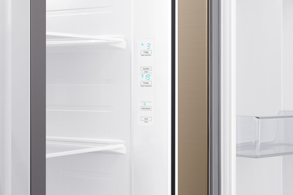 Холодильник side by side Samsung RS61R5001F8/WT