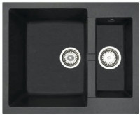 Кухонная мойка БелЭворс Duet R (черный, без сифона)