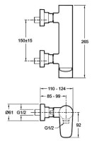 Смеситель Jacob Delafon Aleo E72351-CP