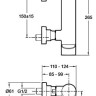 Смеситель Jacob Delafon Aleo E72351-CP
