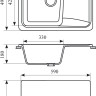 Кухонная мойка Gran-Stone GS-17K (302 песок)