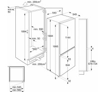 Холодильник Smeg C41941F1