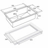 Кухонная мойка Paulmark PM217444-GM