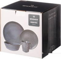 Столовый сервиз Bronco Graphite 445-119
