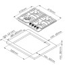 Варочная панель ZorG Technology BLC FDW gray