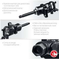 Пневмогайковерт ЗУБР ПГ-2500 (64220)