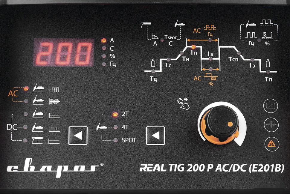 Сварочный инвертор Сварог REAL TIG 200 P AC/DC (E201B)