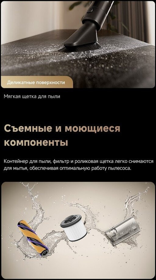 Пылесос Dreame Cordless Vacuum Cleaner Z40 CE Station (с евровилкой)