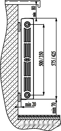 Радиатор Rifar SUPReMO 350 (10 секций)