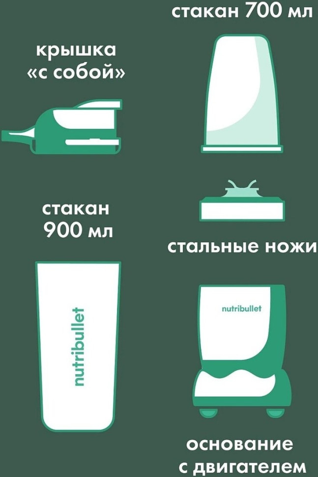 Блендер NutriBullet Pro NB908MAJD